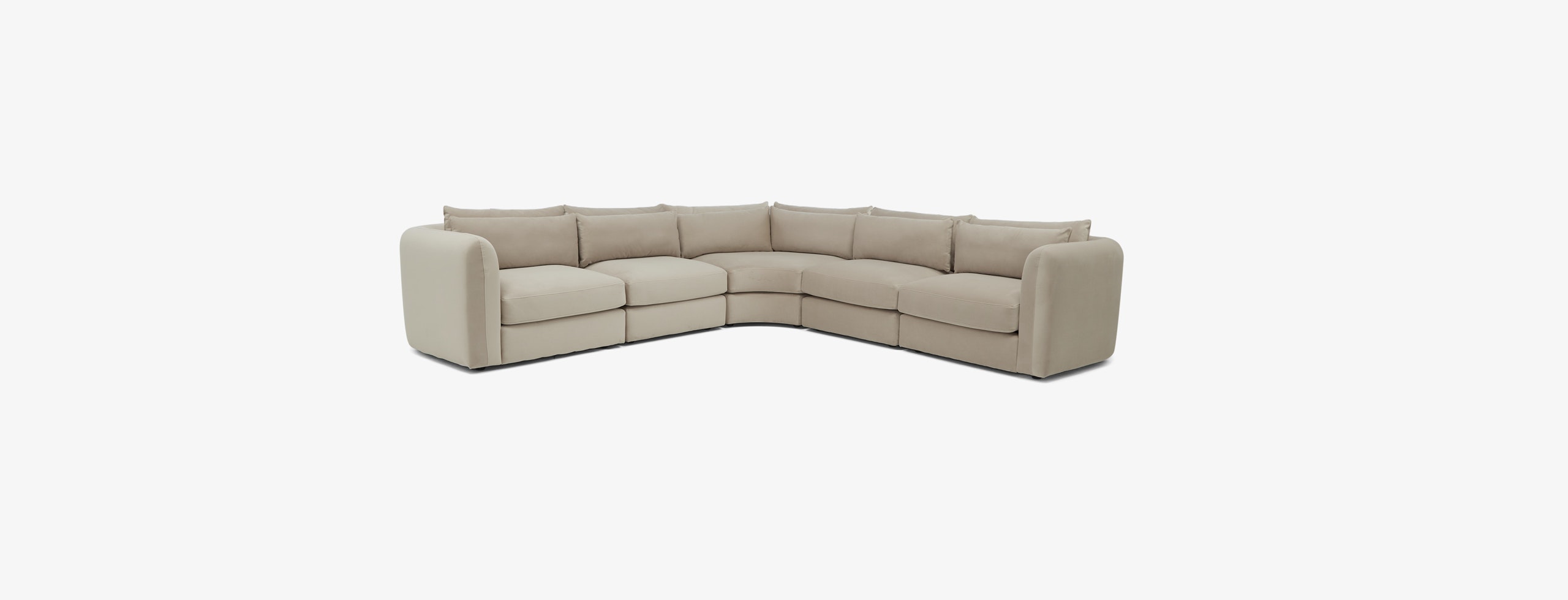 Sebastian Modular Wedge Corner Sectional Royale Sand