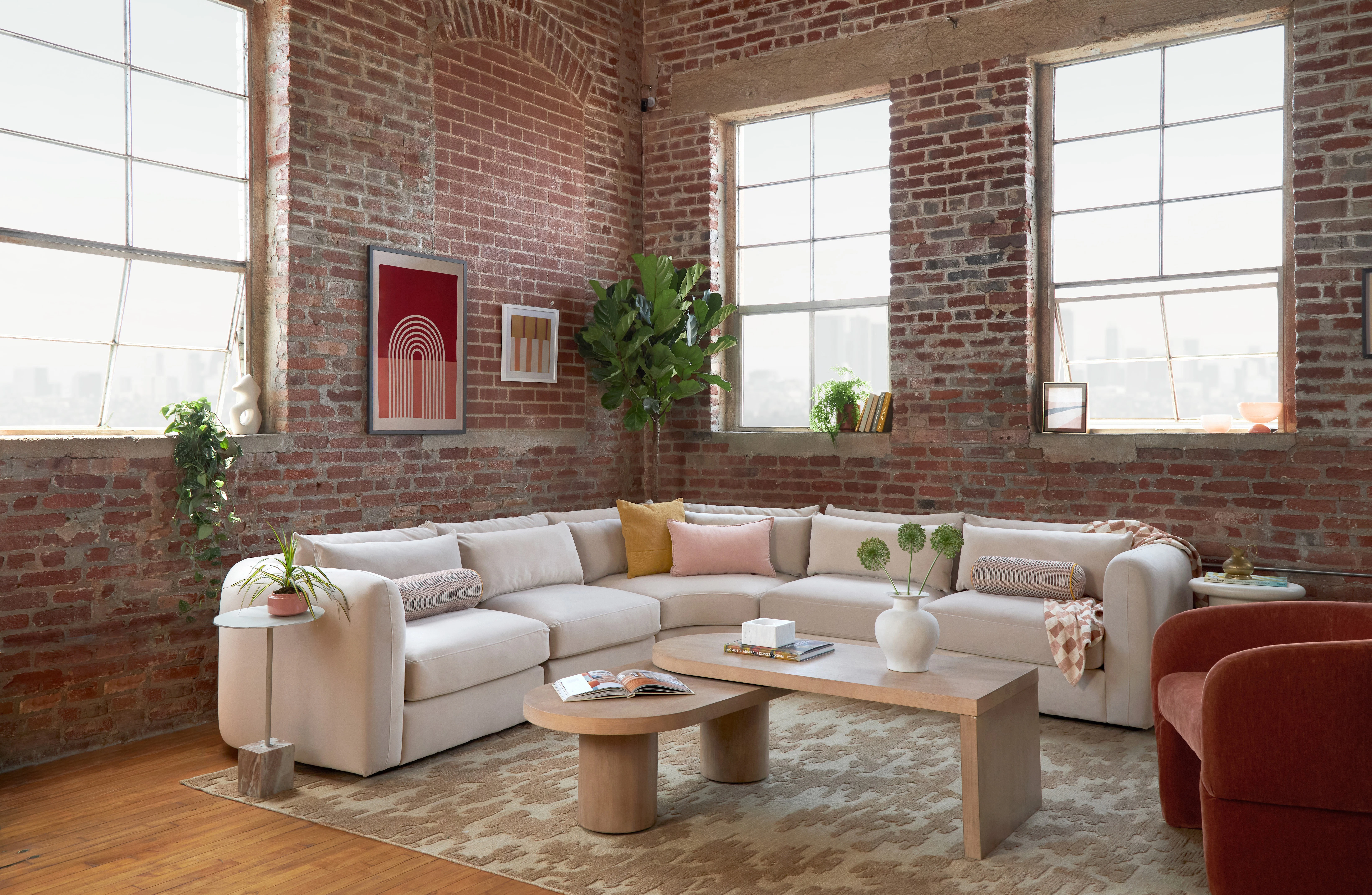 Sebastian Modular Grand Wedge Sectional Royale Sand