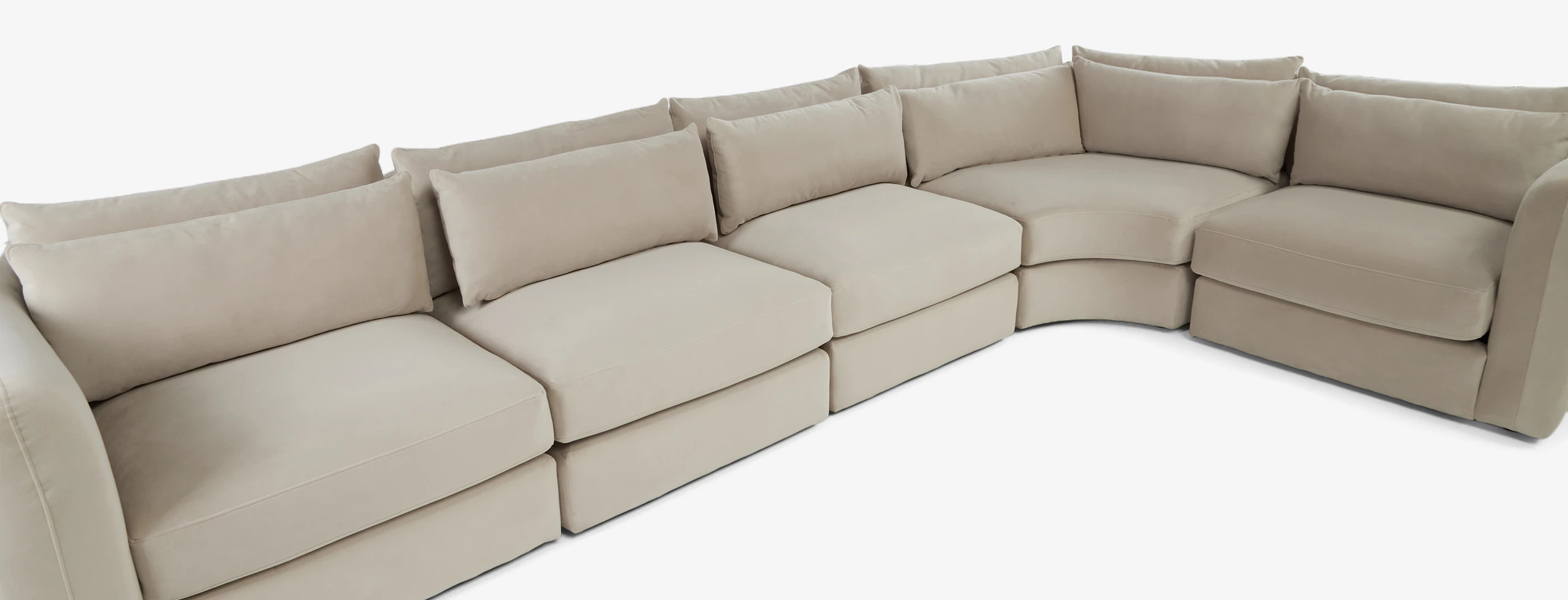 Sebastian Modular Wedge Sectional Royale Sand