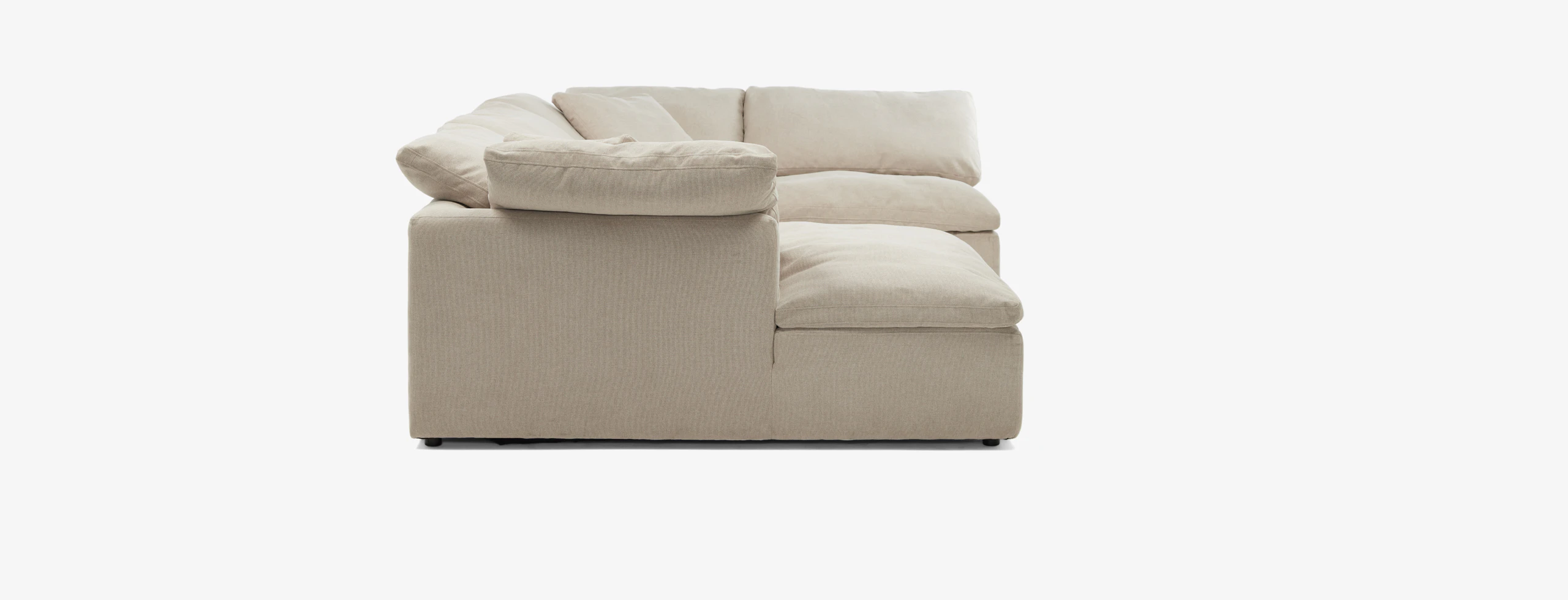 Bryant Modular Double Chaise Sofa Bumper Sectional