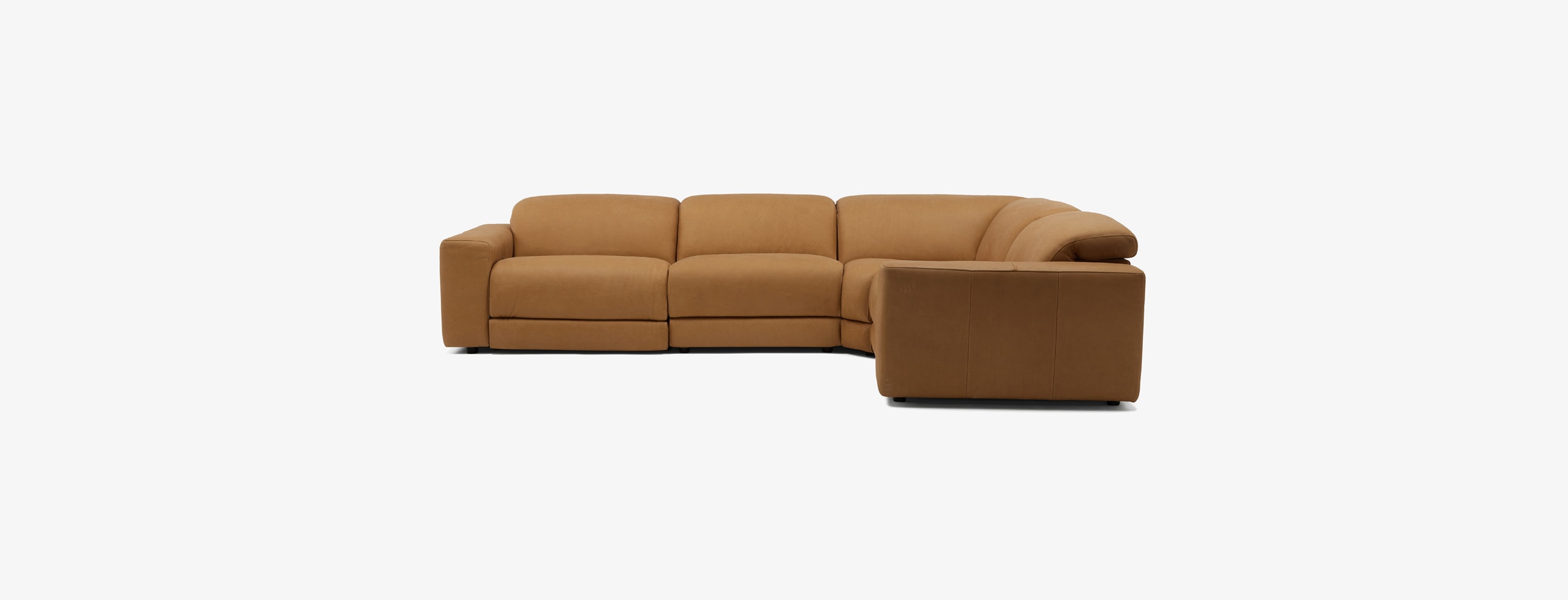 Nico Leather Modular Reclining L-Sectional | Joybird
