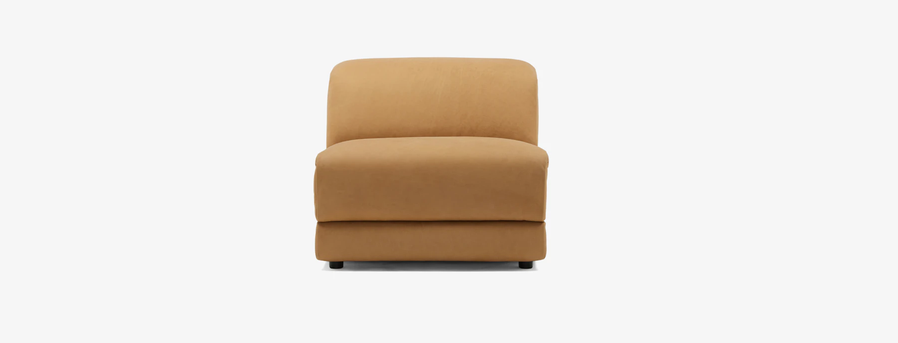 Nico Leather Armless Chair