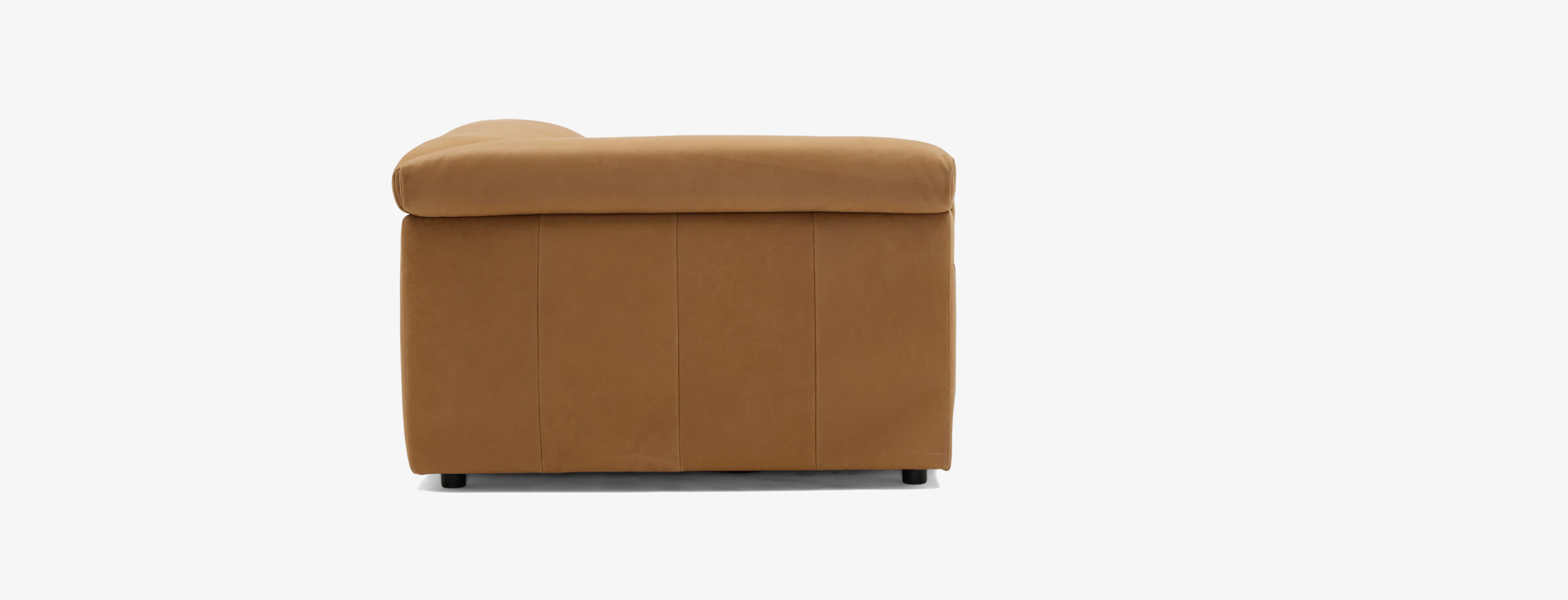 Nico Modular Corner ChairHand Tipped Camel Leather