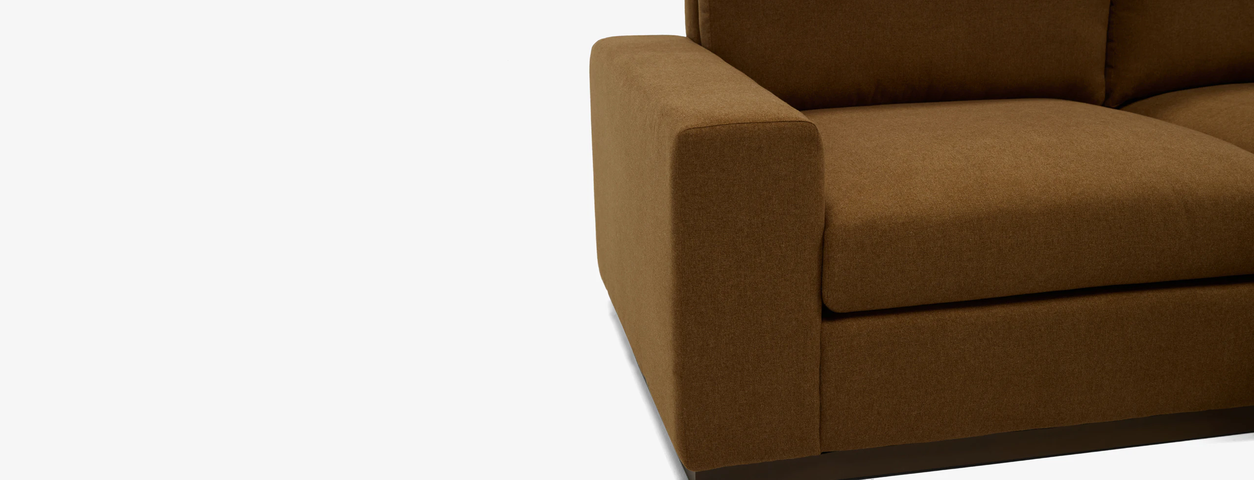 Holt Modular Compact Sectional With Storage Faithful Mocha