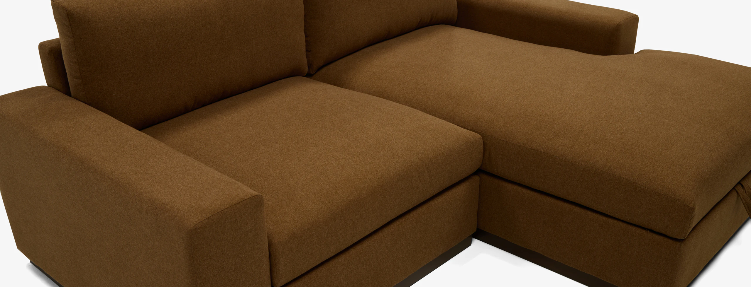 Holt Modular Compact Sectional With Storage Faithful Mocha