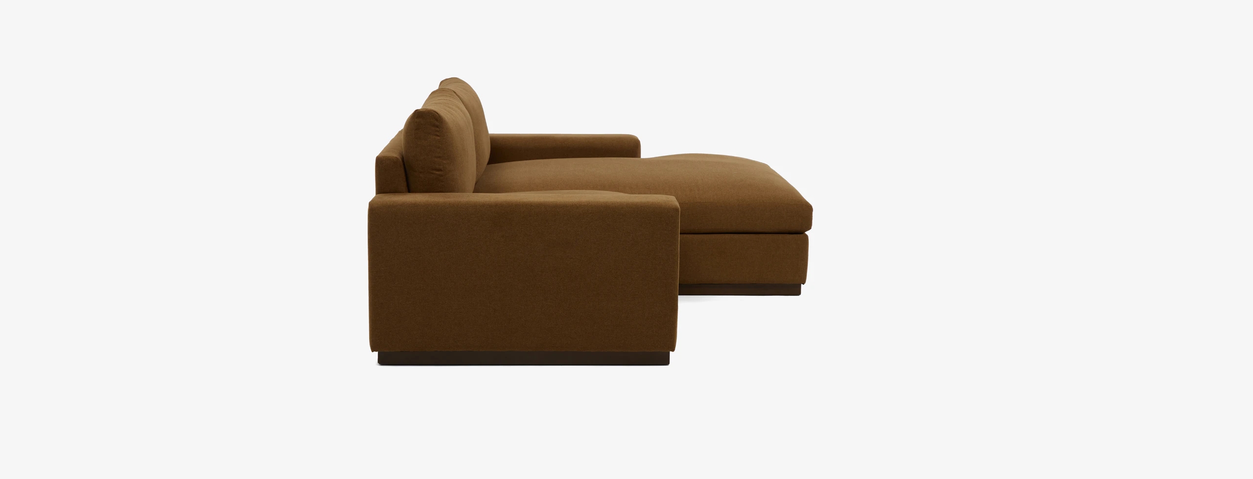 Holt Modular Compact Sectional With Storage Faithful Mocha