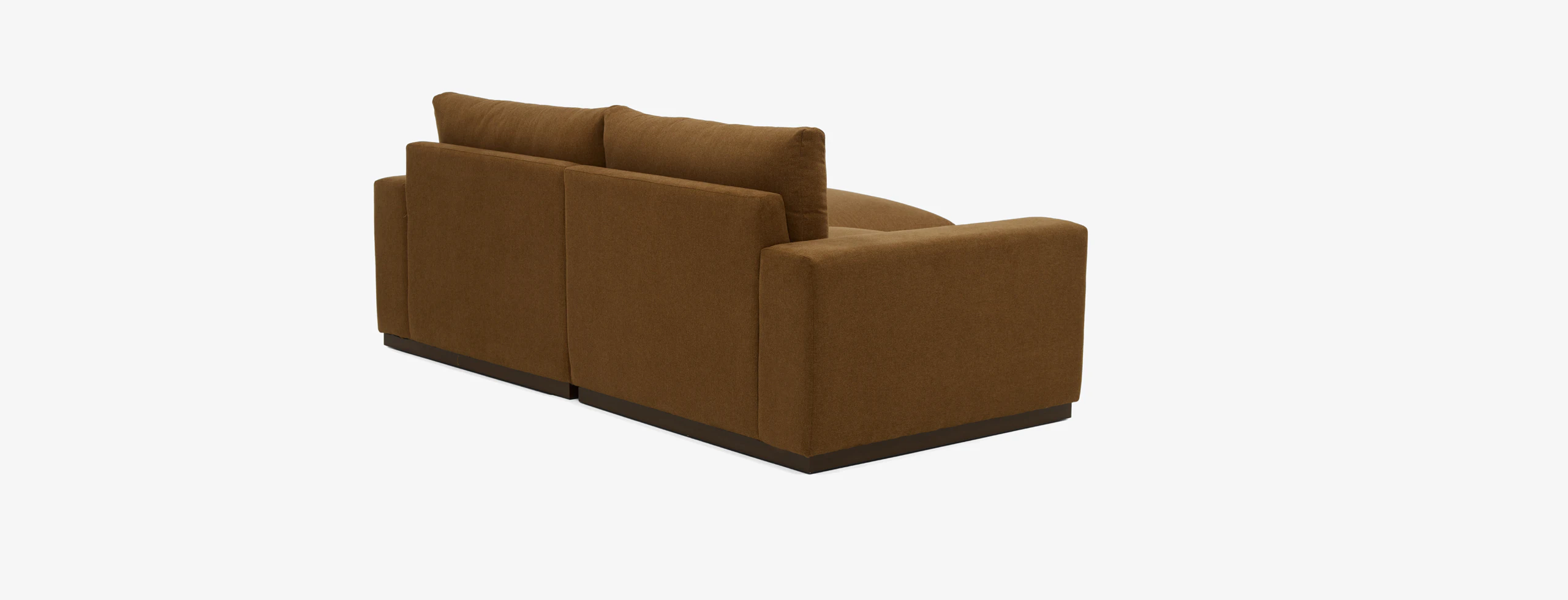 Holt Modular Compact Sectional With Storage Faithful Mocha
