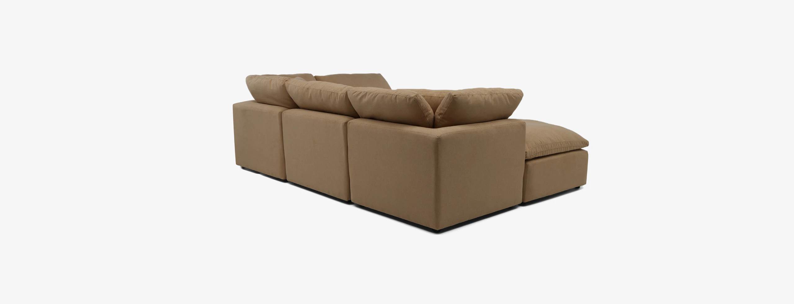 Bryant Modular Petite Sofa Bumper Sectional Faithful Sand