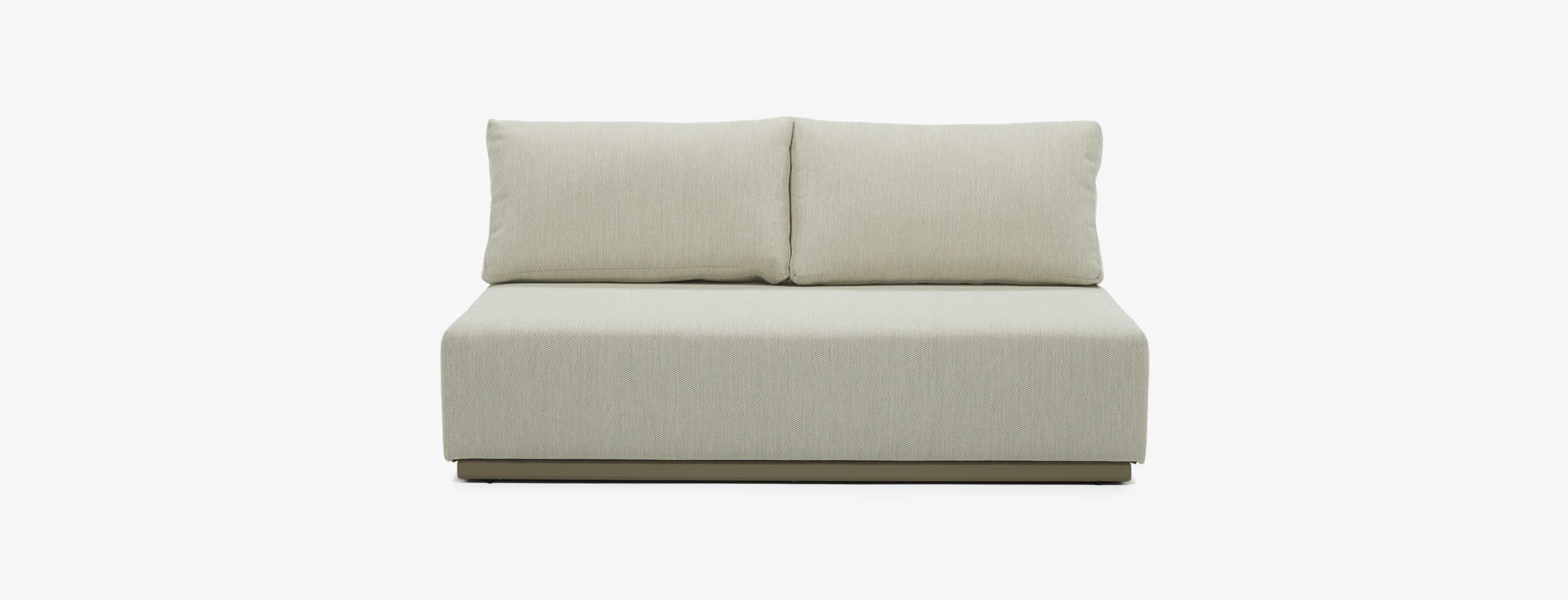 Ojai Outdoor Armless Loveseat