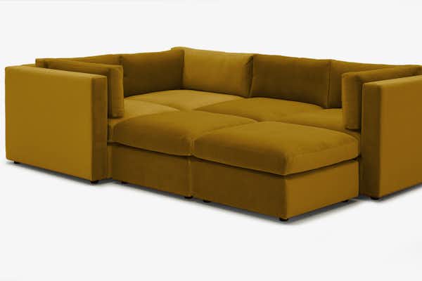 Daya Modular Lounge Sectional Sorrento Marigold