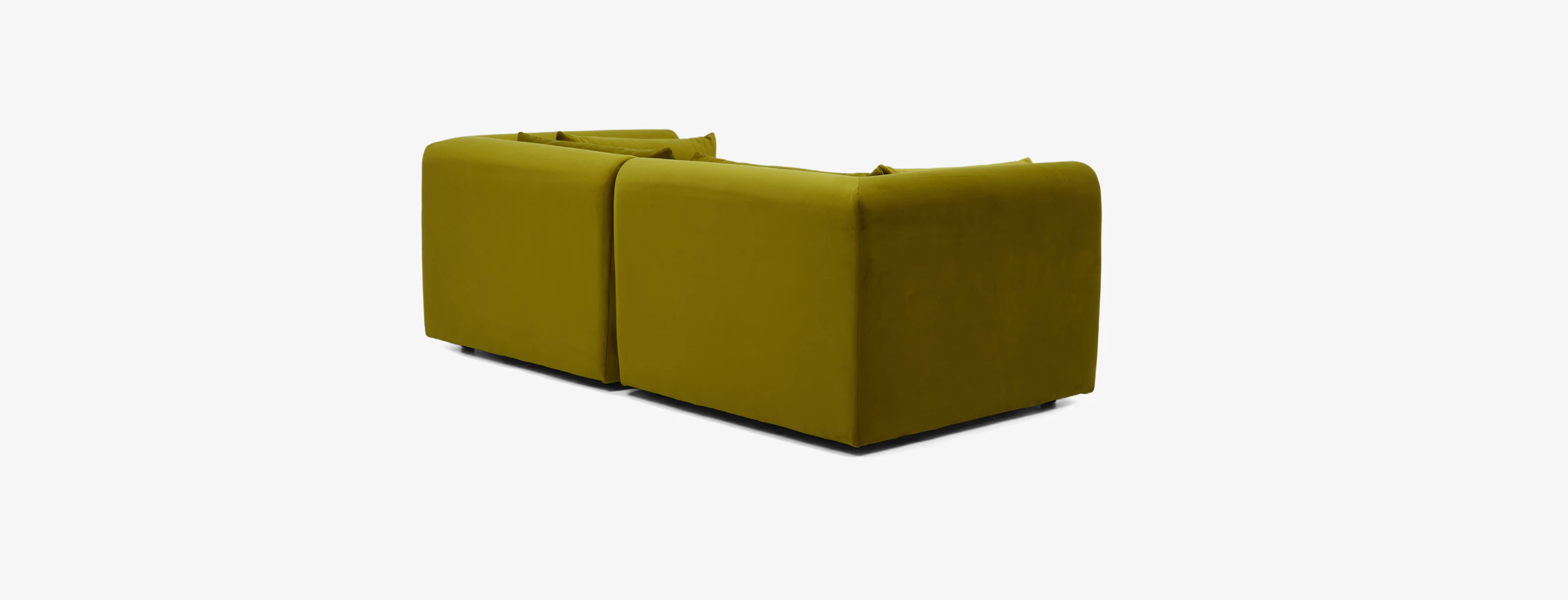 Carin Modular Loveseat Royale Apple