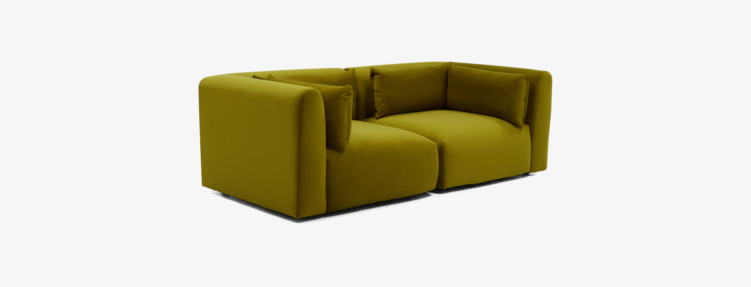 Carin Modular Loveseat Royale Apple