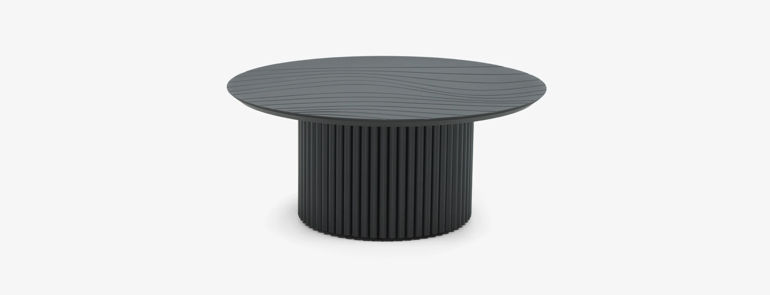 Aris Outdoor Low Coffee Table - Thumbnail 4