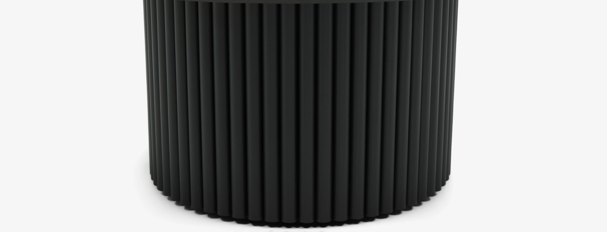 Aris Outdoor Low Coffee Table Black