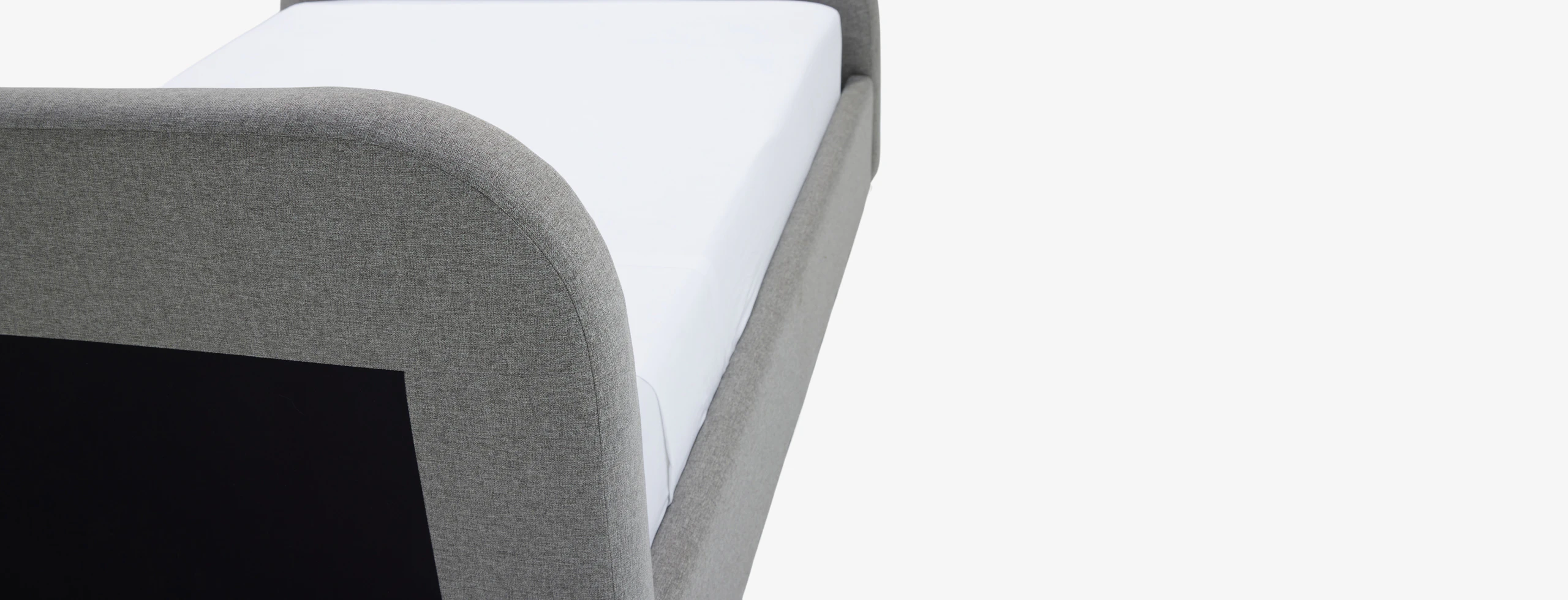 Cara Bed Taylor Felt Grey