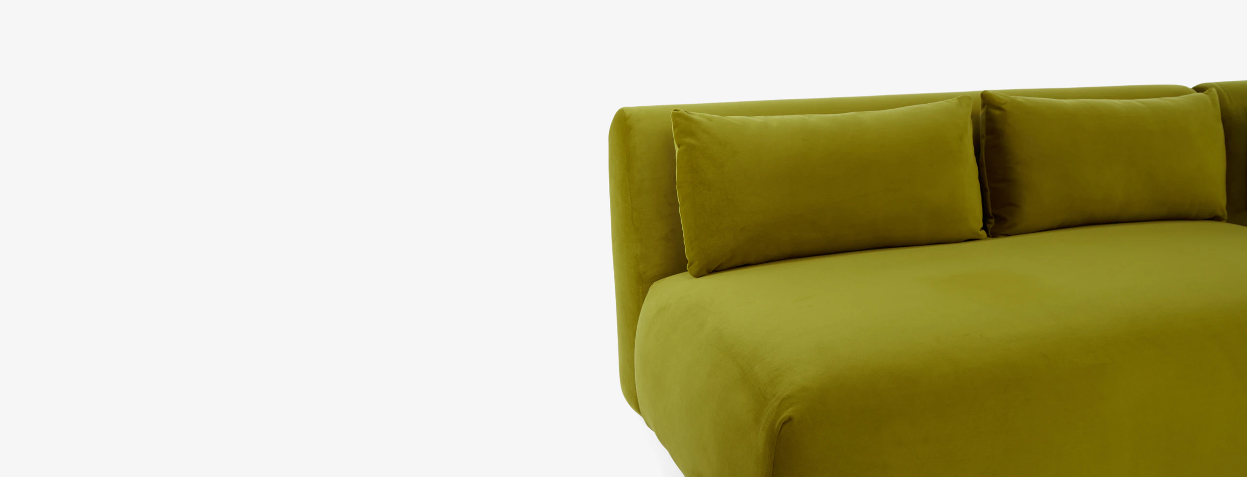 Carin Modular Armless Corner Sectional Royale Apple