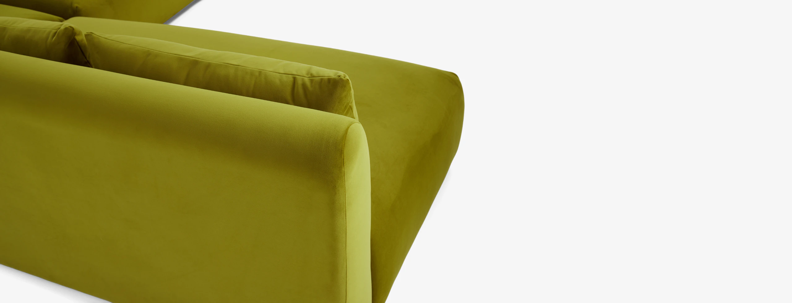 Carin Modular Armless Corner Sectional Royale Apple