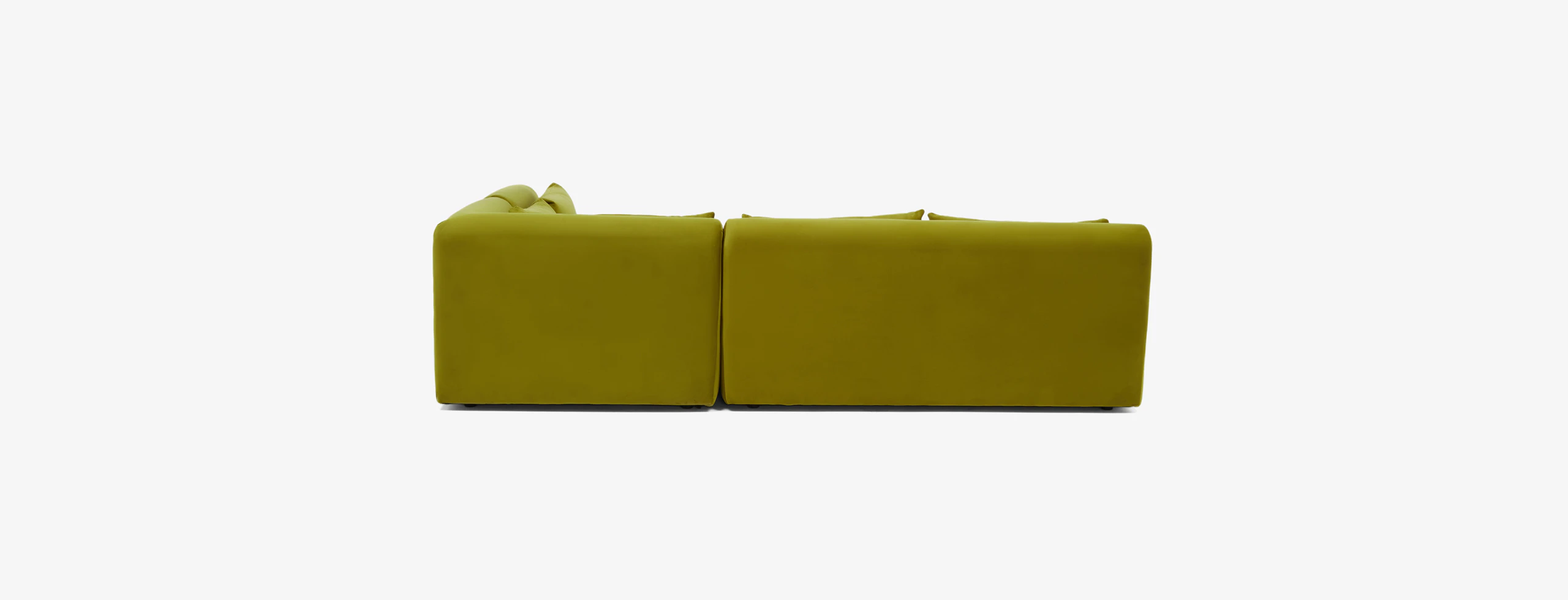 Carin Modular Armless Corner Sectional Royale Apple