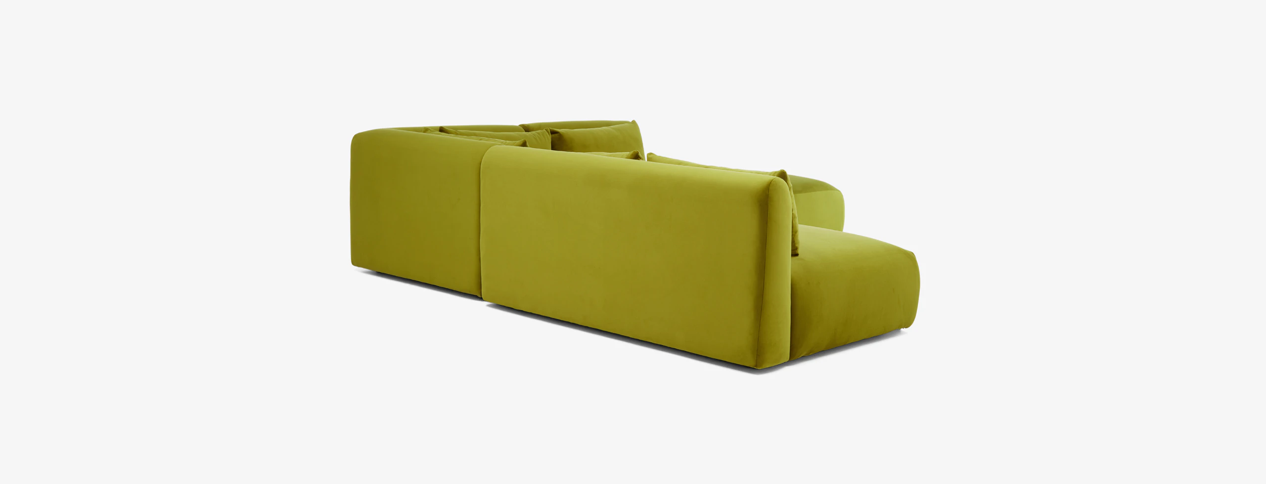 Carin Modular Armless Sectional Royale Apple