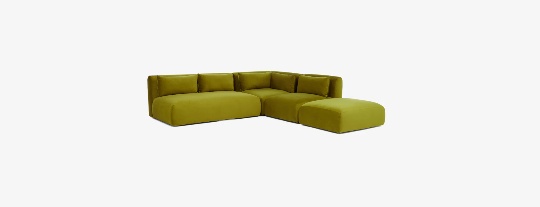 Carin Modular Armless L-Sectional