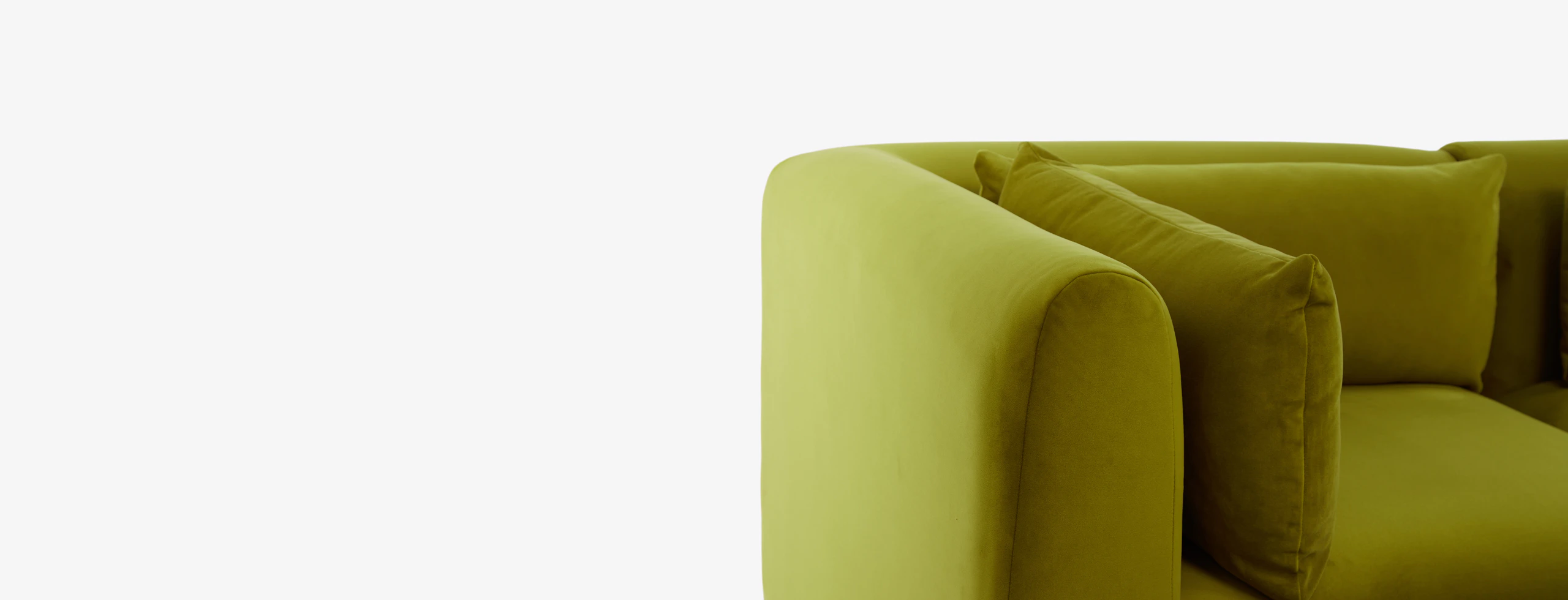 Carin Modular Sofa Bumper Sectional Royale Apple