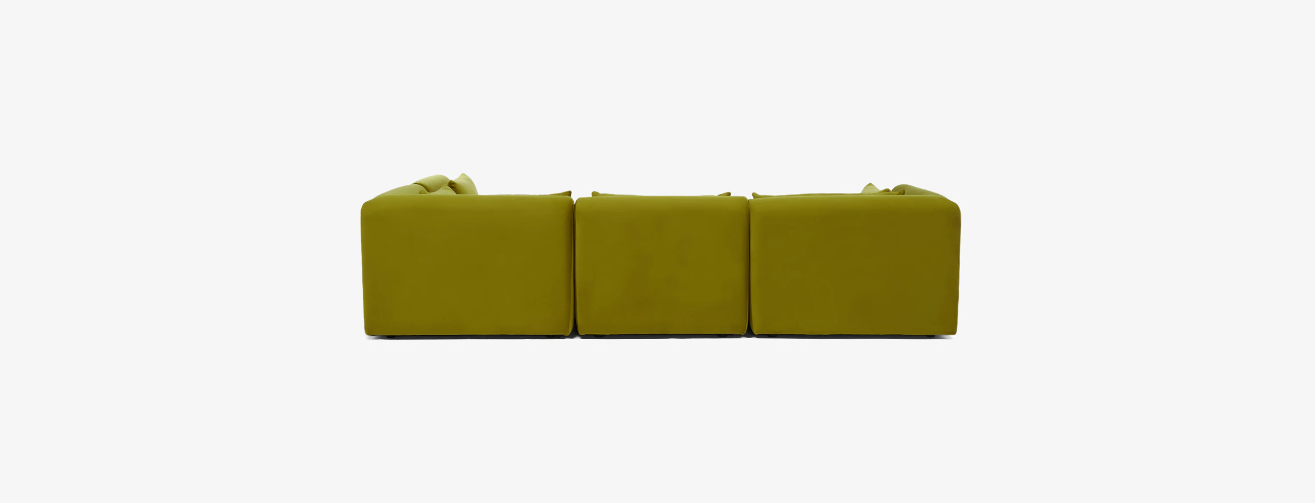 Carin Modular Sofa Bumper Sectional Royale Apple