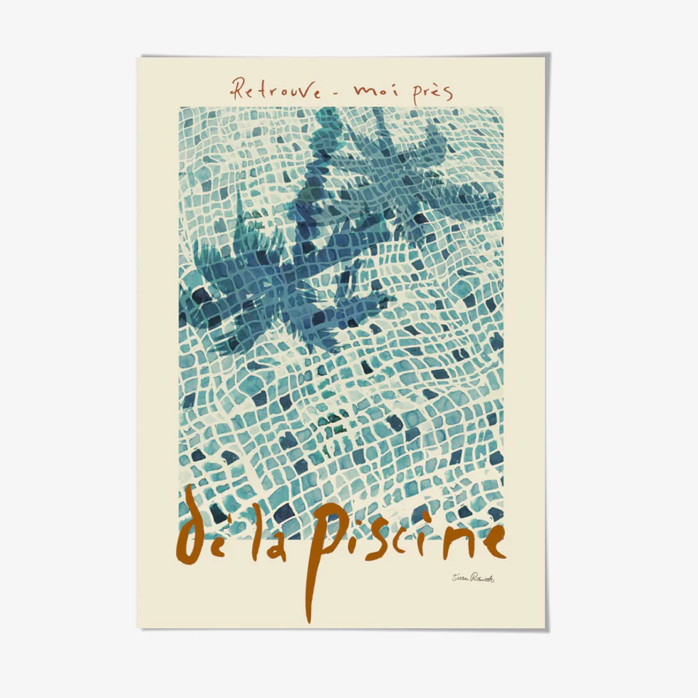 Piscine Art Print