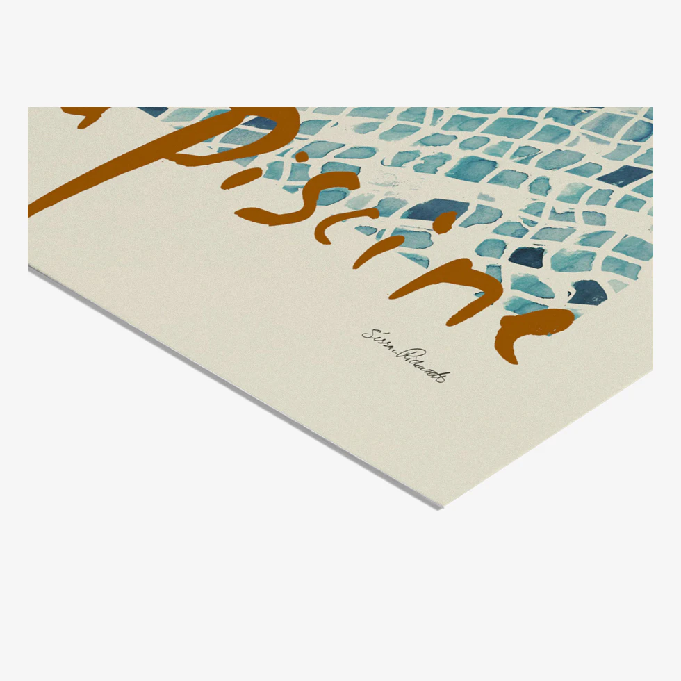 Piscine Art Print