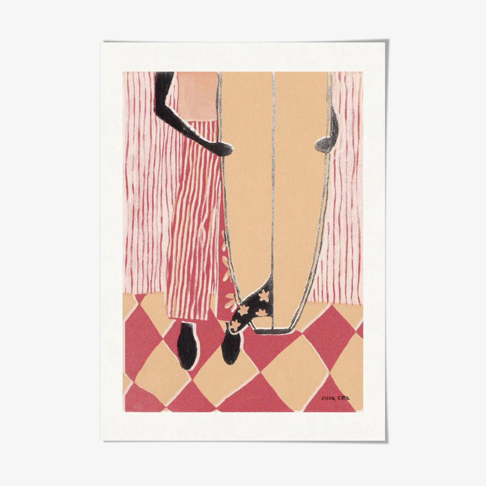 Vie Rose Art Print