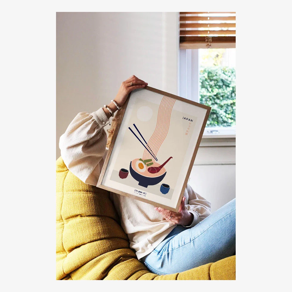 Nordic Japanese Design Art Print