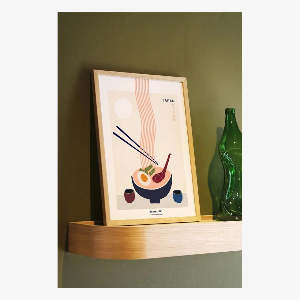 Nordic Japanese Design Art Print