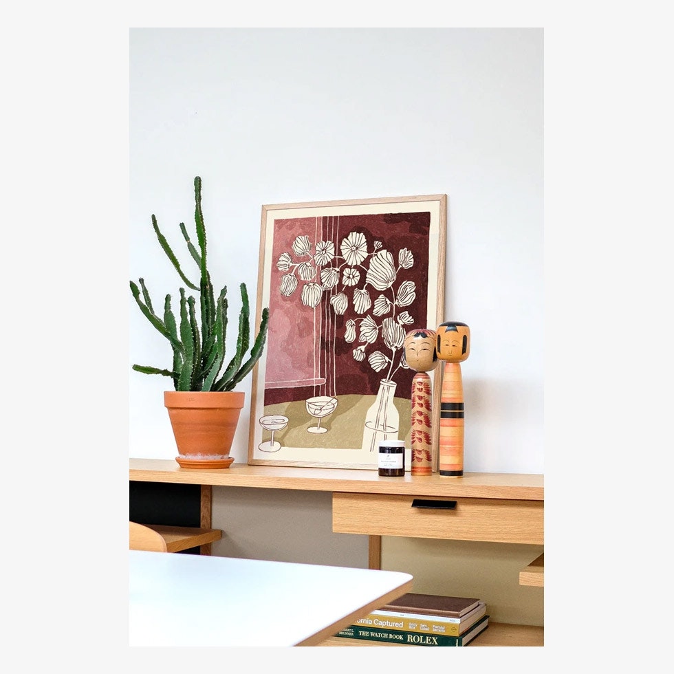 Jazz Flowers Art Print