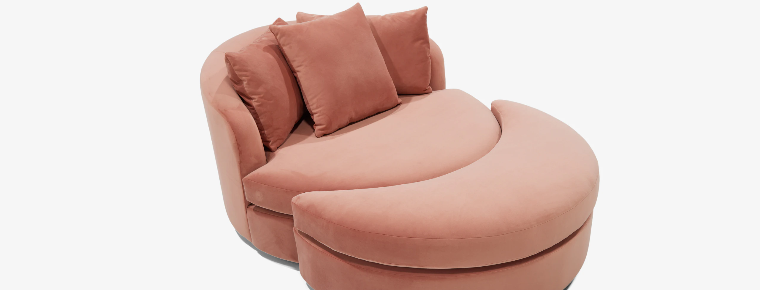 Amelia Grand Chair Ottoman Royale Mocha