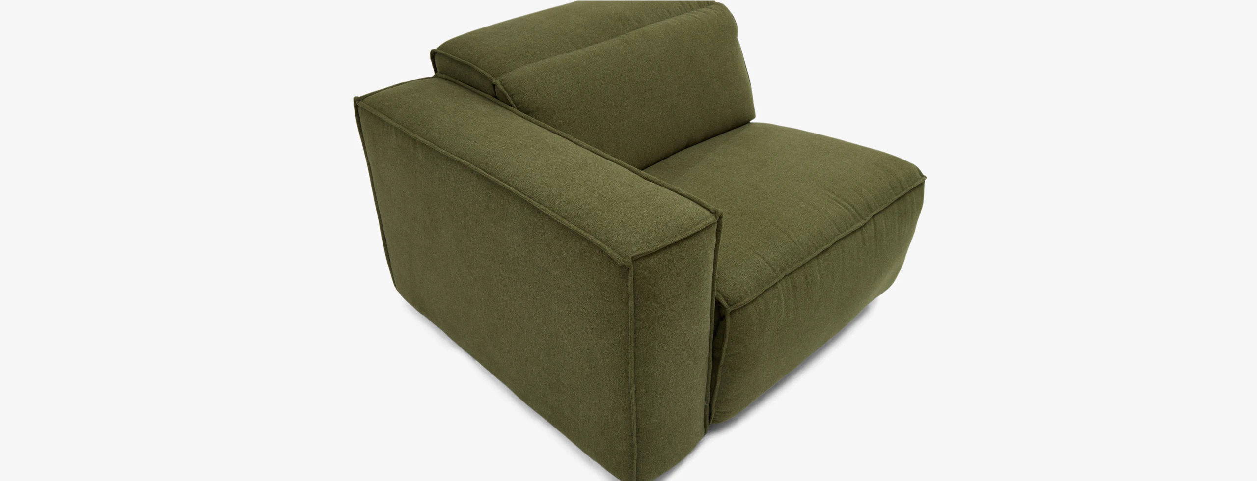 Camden Single Arm Chair Faithful Olive