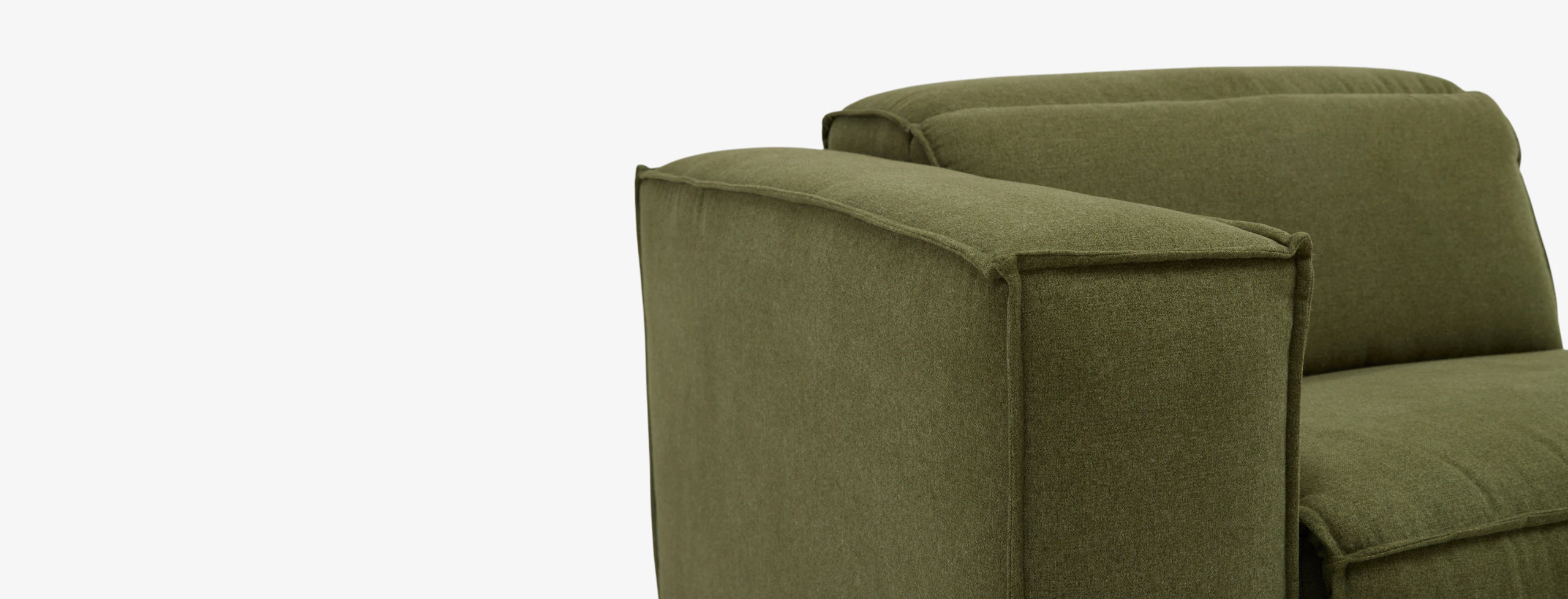 Camden Single Arm Chair Faithful Olive