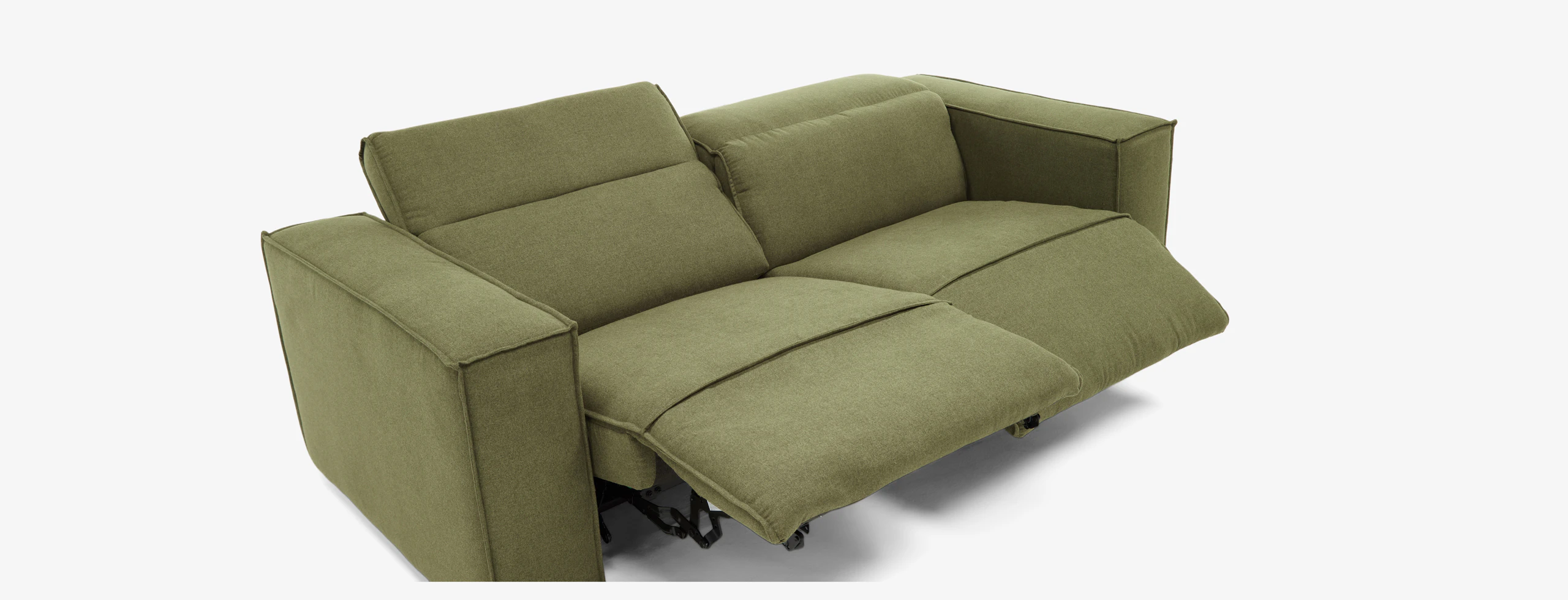 Camden Modular Reclining Sofa piece) Faithful Olive
