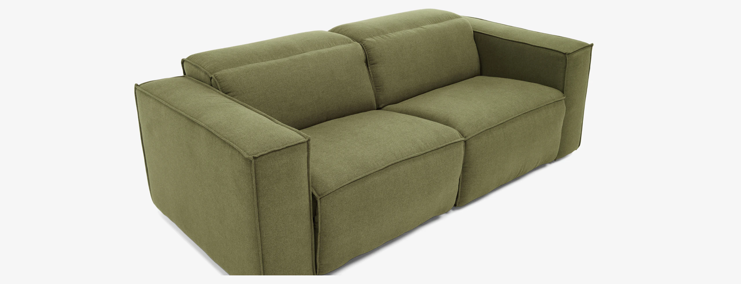 Camden Modular Reclining Sofa piece) Faithful Olive