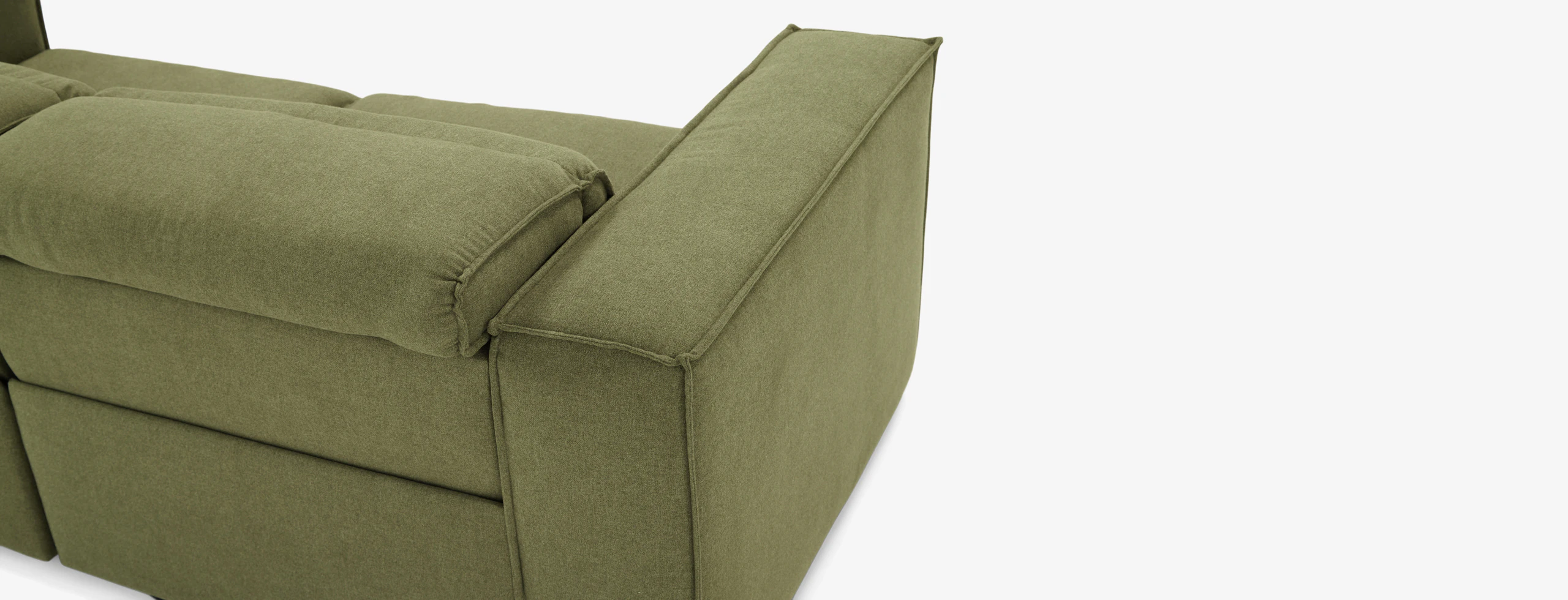 Camden Modular Reclining Sofa piece) Faithful Olive