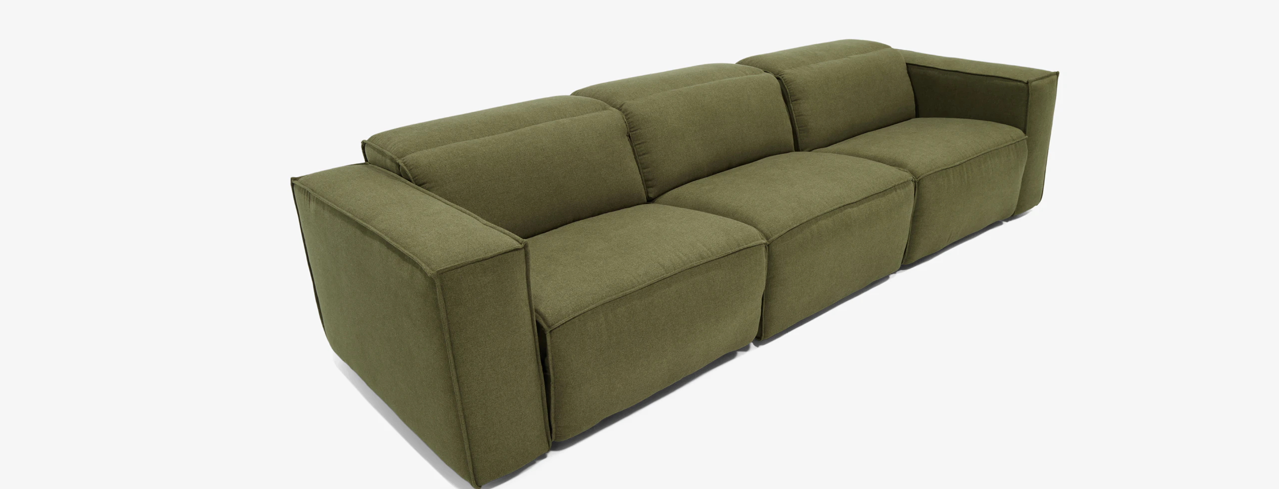 Camden Modular Reclining Sofa piece) Faithful Olive