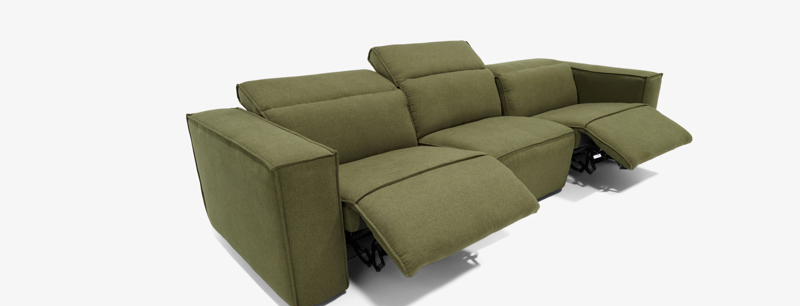 Camden Modular Reclining Sofa piece) Faithful Olive