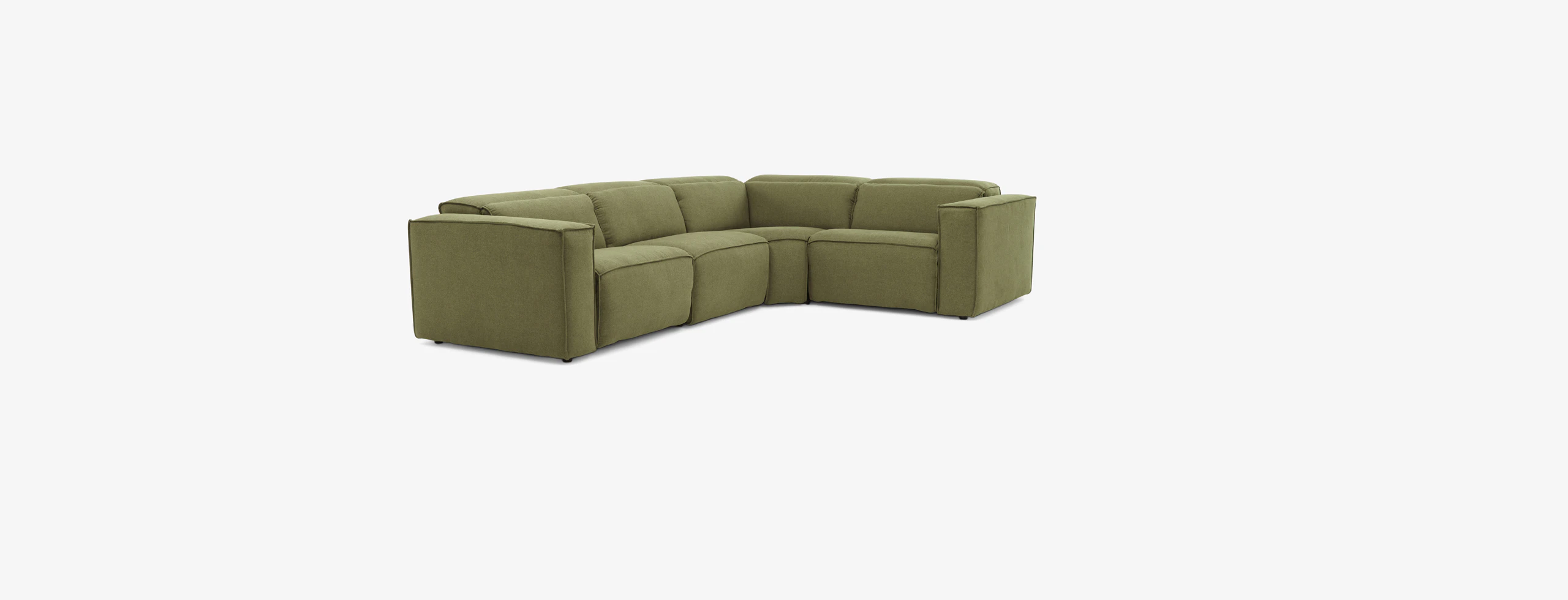 Camden Modular Reclining Sectional Faithful Olive