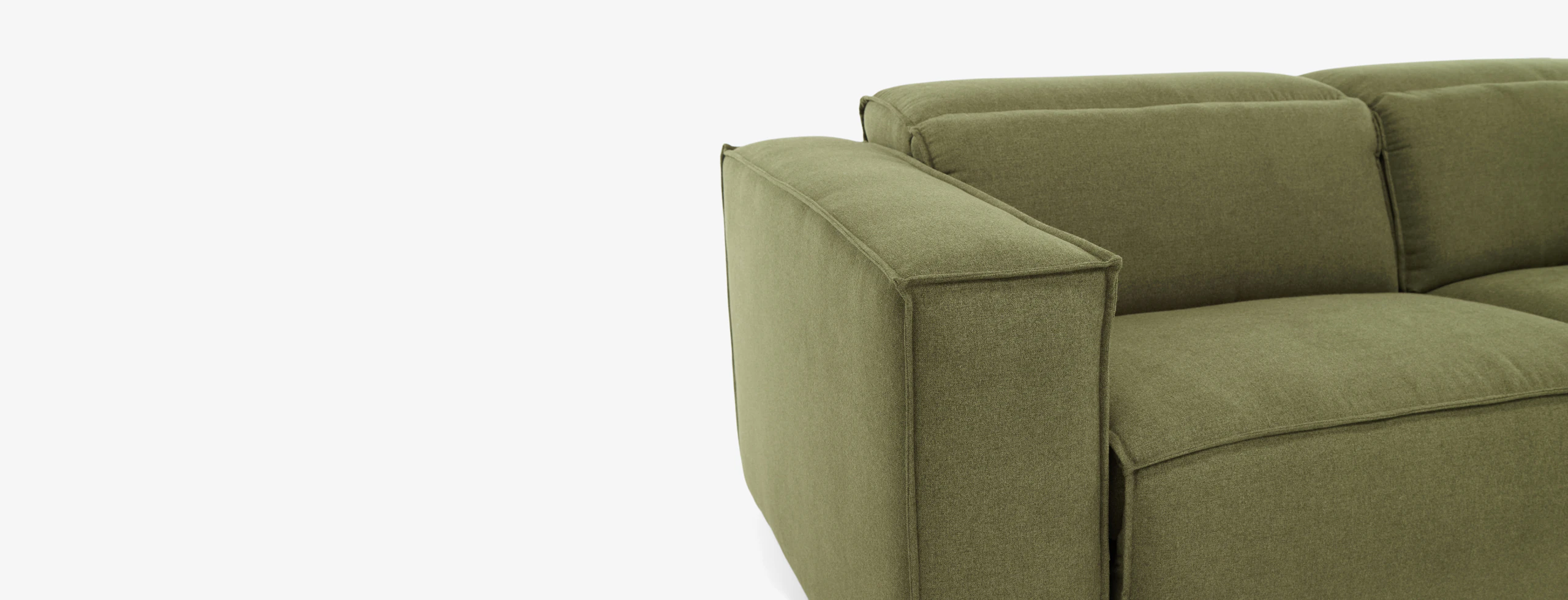 Camden Modular Reclining Sectional Faithful Olive