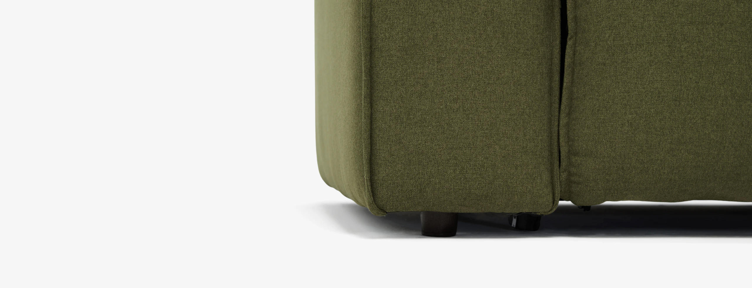 Camden Modular Reclining Wedge Corner Sectional Faithful Olive
