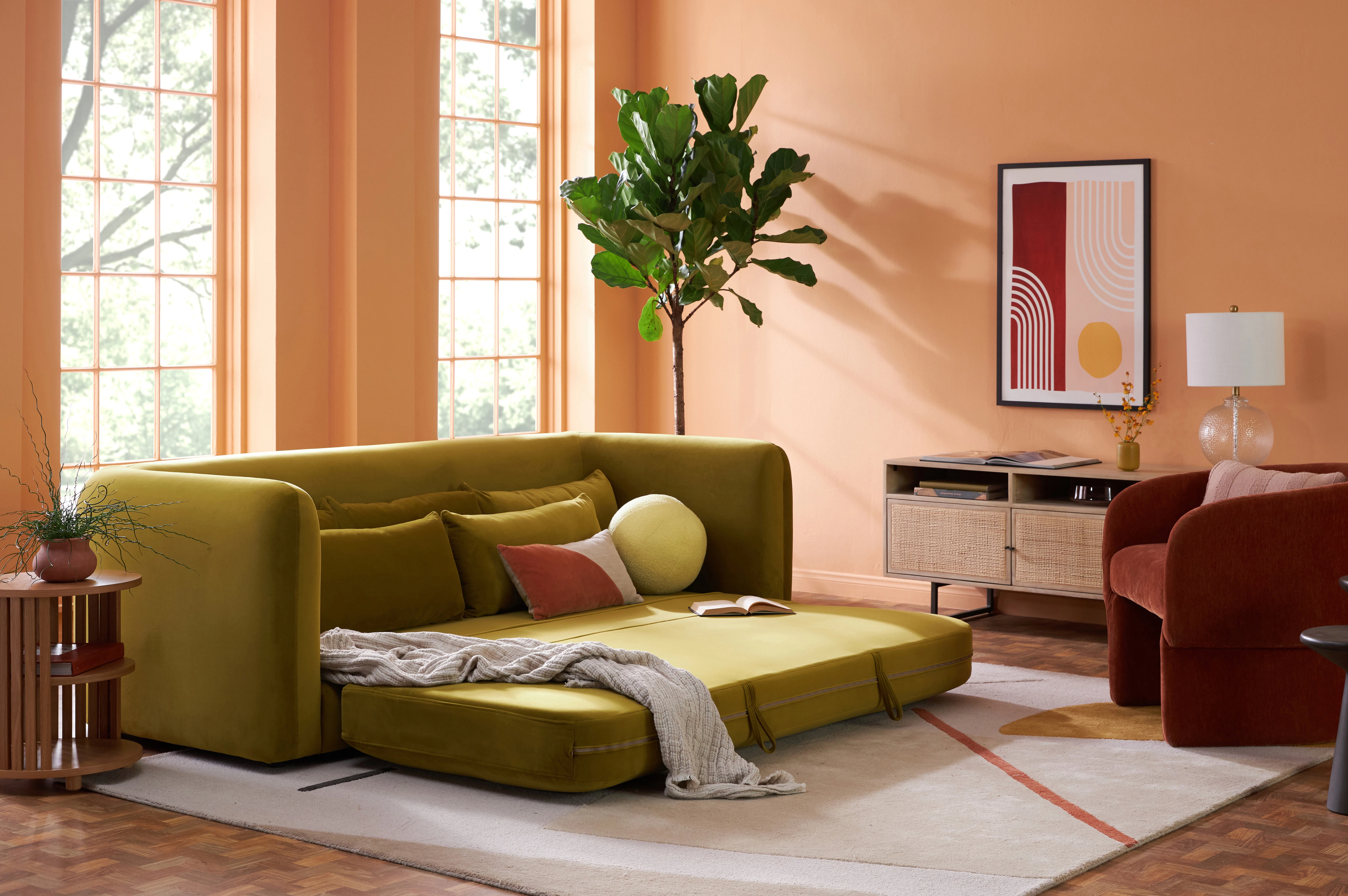 Sebastian Sofa Bed Royale Apple