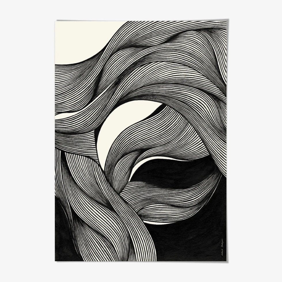 Astrid Ink Lines III Art Print