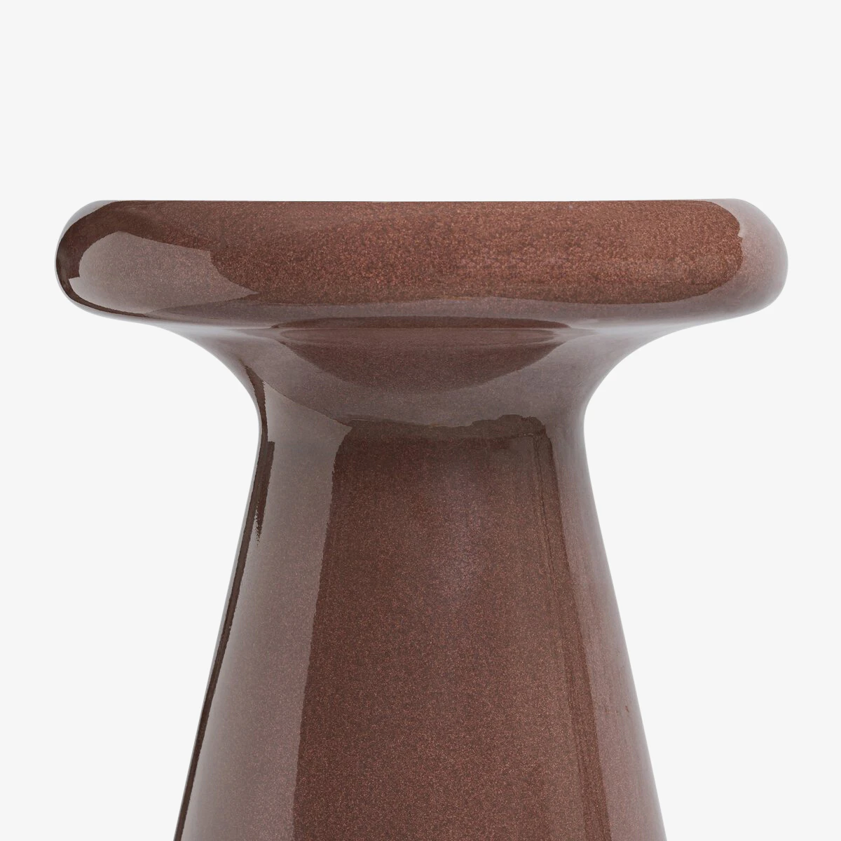 Kiara End Table Smooth Red Concrete