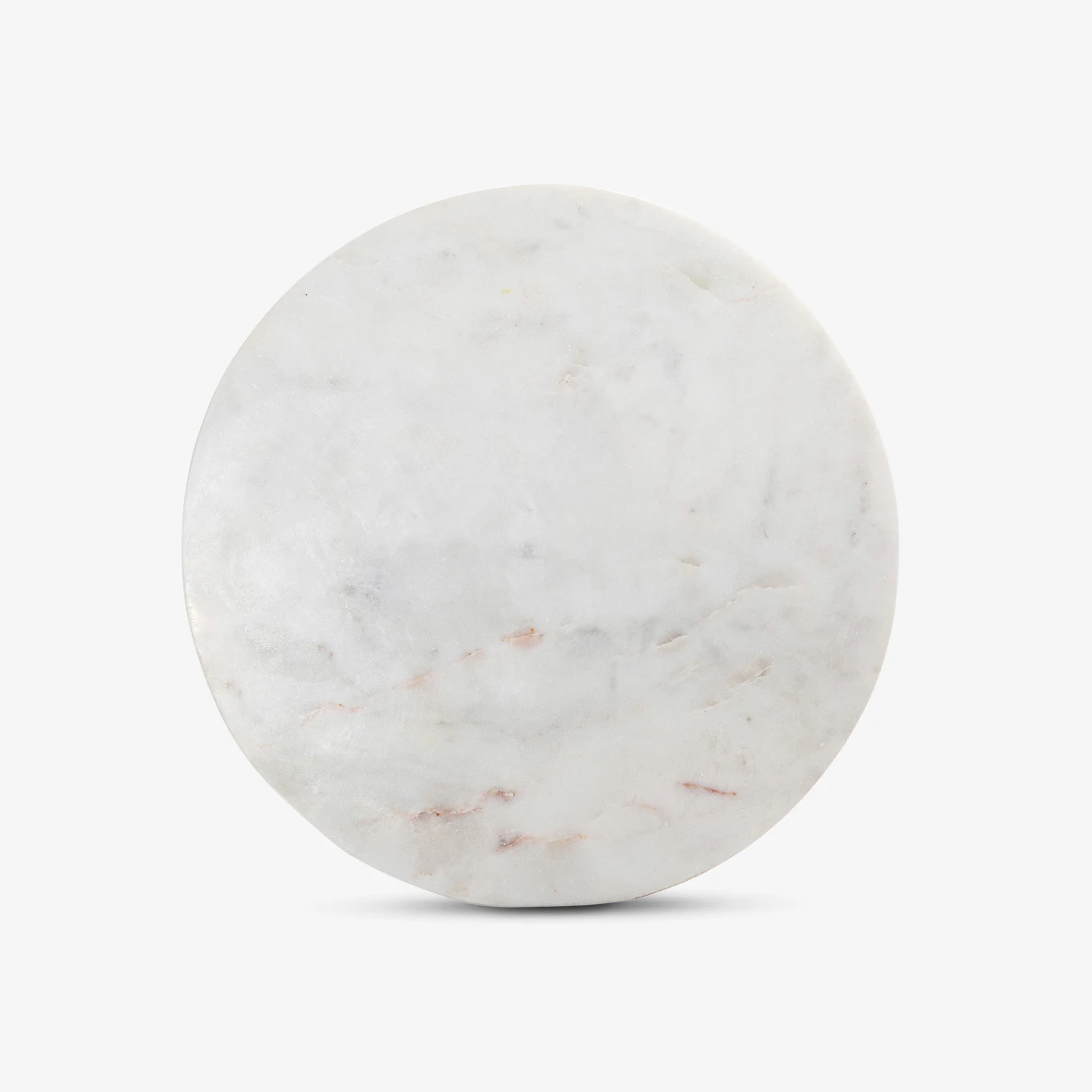 Gia Accent Table White Marble