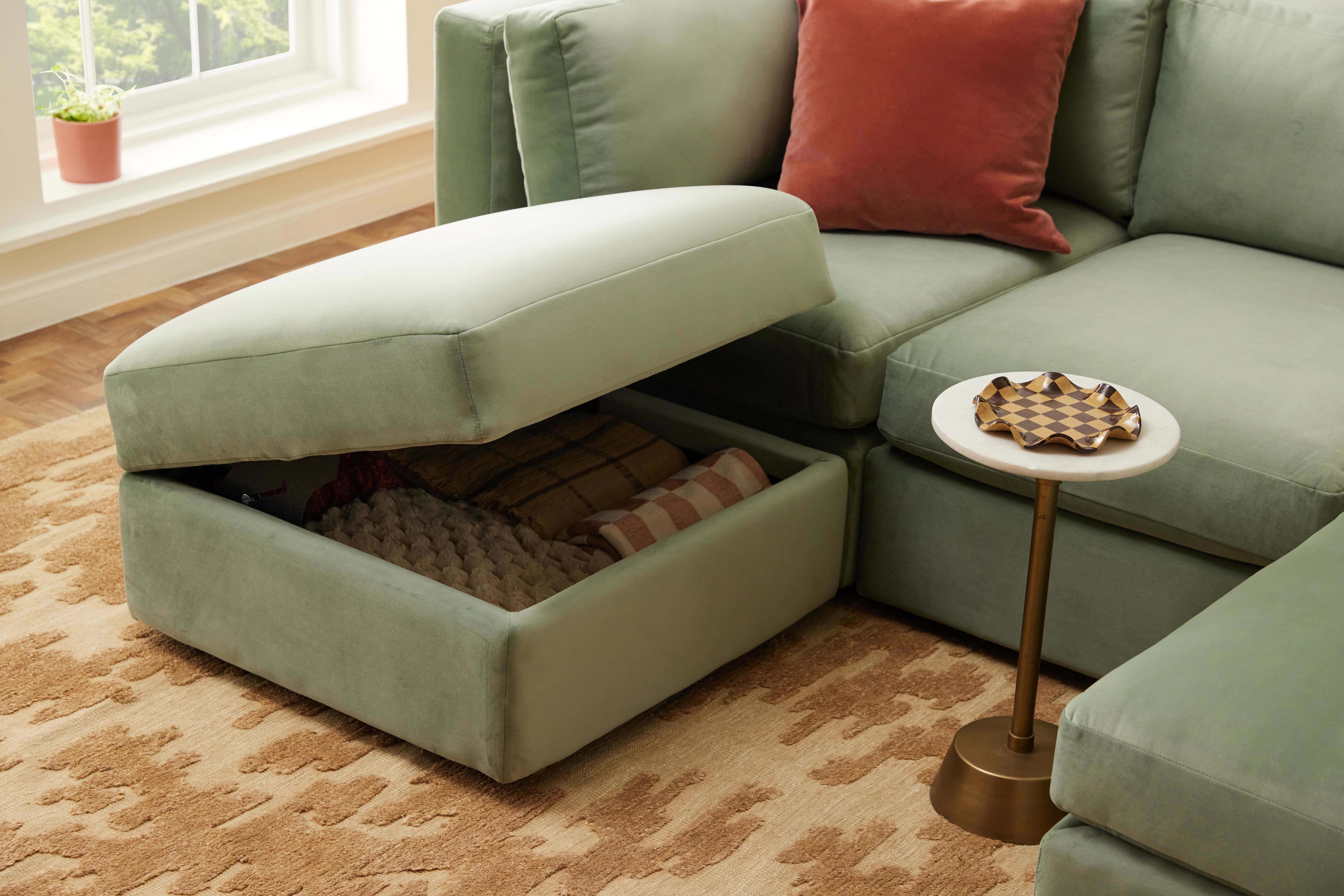 Daya Modular Sofa Sectional Royale Sage