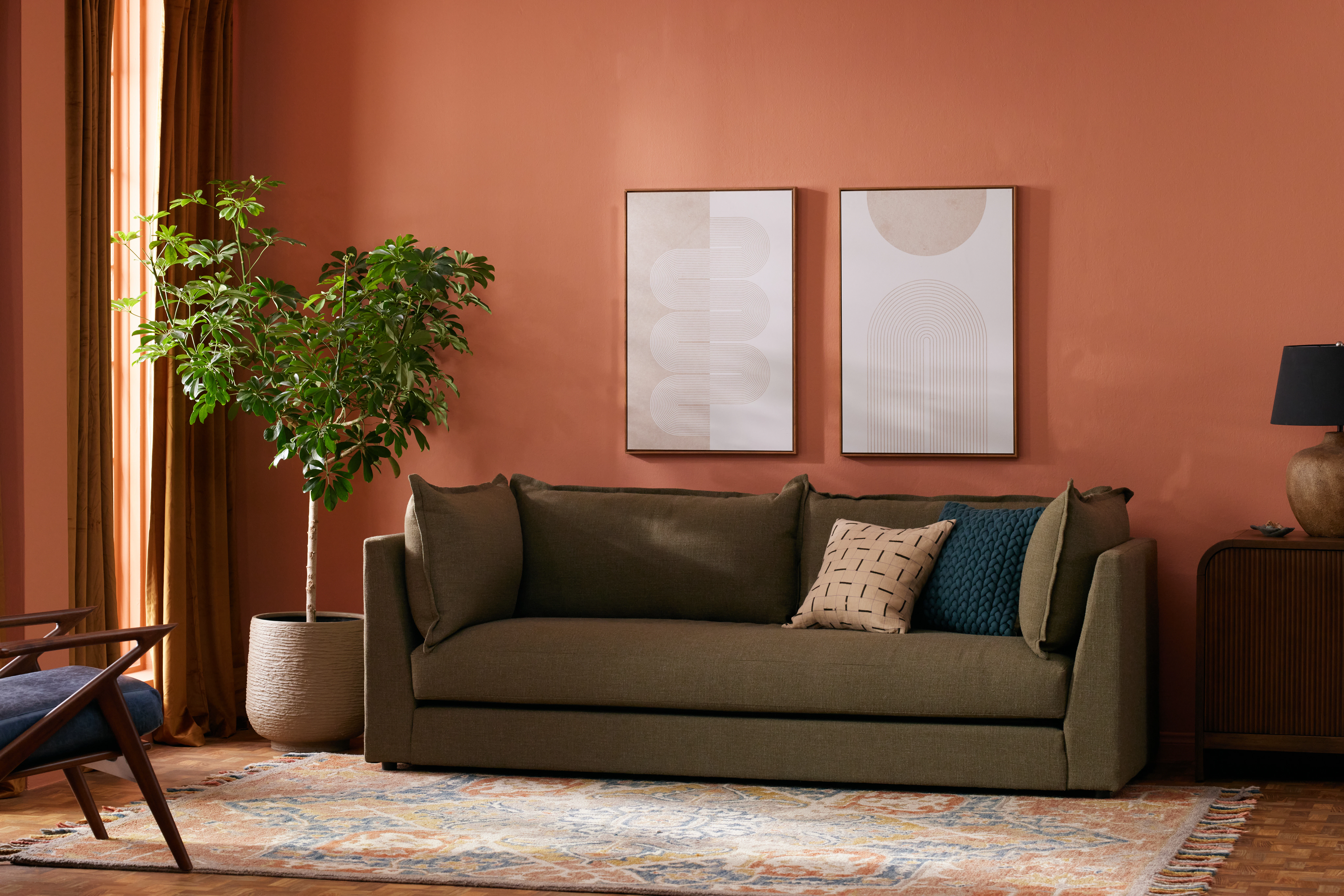 Wilder Sofa Bed Leuven Olive