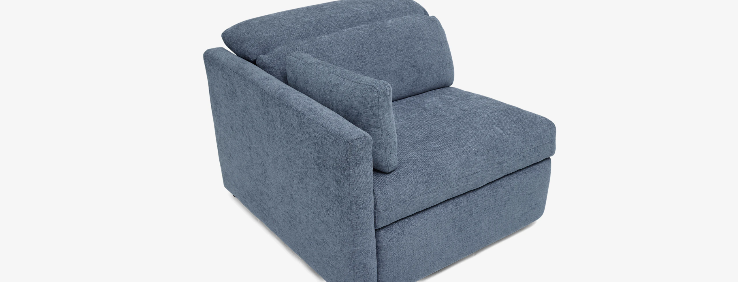 Fitz Single Arm Chair Milo French Blue